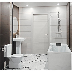 Только с тумбой! Акватон умывальник Нео 60