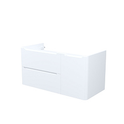 Тумба подвесная, белый, 100 см, Edifice, IDDIS, EDI10W1i95. Подходит умывальник 0101000i28