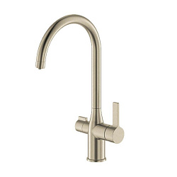 Смеситель для кухни с каналом для фильтрованной воды, сатин, Pure, IDDIS, PURBNFJi05