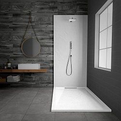 Поддон для душа из искусственного камня VST-4SRL9012W, 900*1200*25, белый матовый, , шт