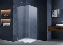 Душевой уголок Alpha VSR-3ALP9095MT, 950*900, хром, стекло текстурное, , шт