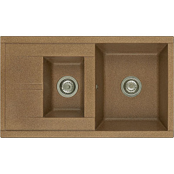 Мойка кух. ДЕЛИЯ 87 терракотовый