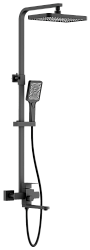 Душевая система, черный, B24817-7