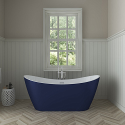 Corpa Nera Paganini/Паганини ванна акриловая отдельностоящая 170х80х73, синий матовый