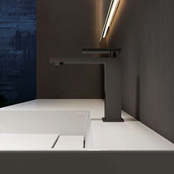 Смеситель для раковины Dice VBF-2DS1MB однорычажный, черный матовый, , шт