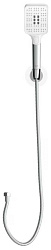 Вывод Душевой гарнитур FERRO (держатель лейки) 3 режима шланг 150 металл квадрат