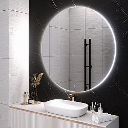 Зеркало/LED-подсветка/круглое (140см)/сенсор.выключатель Milan/AQUA DE MARCO