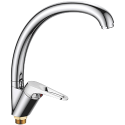 Смеситель для кухни, латунь, хром HB4113-2