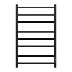 Полотенцесушитель электрический Point Аврора PN10858B П8 500x800 диммер справа, черный