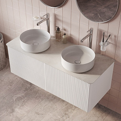 Столешница, керамогранит, 120 см, cветло-серый бетон, Optima Home, IDDIS, OPH12W0i89