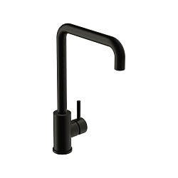 Смеситель для кухни COMO с п-образным изливом черный