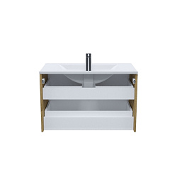 Тумба с умывальником, подвесная, 80 см, дуб светлый, Bild, IDDIS, BIL80V0i95K