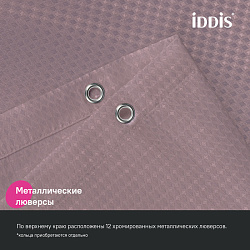 Штора для ванной, 200х180 см, Полиэстер, розовый, IDDIS, DW04P18i11