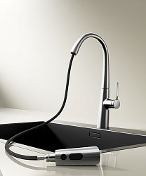 Смеситель для кухни Vincea VKF-176CH, хром, , шт