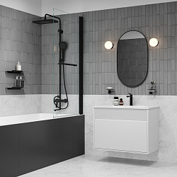 Смеситель для умывальника, матовый черный, Parker, IDDIS, PARBL00i01