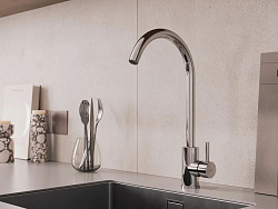 Смеситель для кухни COMO однорычажный хром