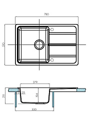 Мойка кух. Аманда шамапнь