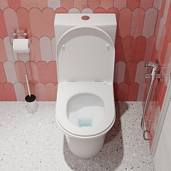 Унитаз-компакт, безободковый, Stone, IDDIS, STNRDSEi24