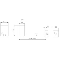 Выдвижная сушилка для белья HB121-8