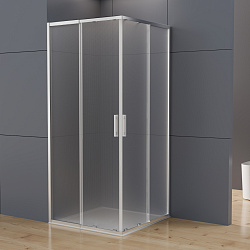 Душевой уголок Rapid-N VSS-3RN8010E10MT, (700-800)x(900-1000), хром, стекло текстурное, , шт
