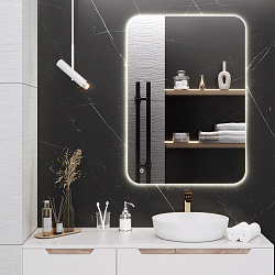 Зеркало/LED-подсветка (70см*100см)/сенсор.выключатель Milan/AQUA DE MARCO
