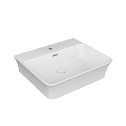 Corpa Nera Salieri/Сальери 49 раковина накладная с полочкой под смеситель, белый