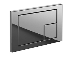 Кнопка: CORNER, пластик хром глянцевый