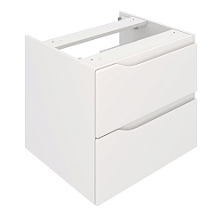 Тумба NORDIC 60 /2 ящ /правая/подвесная/белая/под столешницу/AQUA DE MARCO