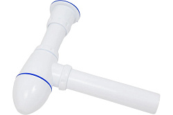 A210 CИФОН ДЛЯ ТЮЛЬПАНА, УМЫВАЛЬНИКА С ПРИКРУЧИВАЮЩИМСЯ ВЫПУСКОМ 1 1/2  И ОТВОДОМ д.40