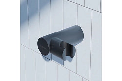 Держатель для лейки Pragma, матовый черный, HME2.BARH.050