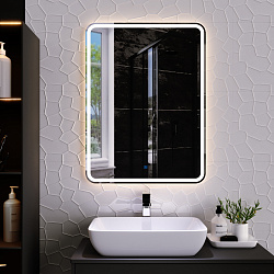 Зеркало/LED-подсветка(68,5см*89см)/сенсор. выключатель Balaton/AQUA DE MARCO