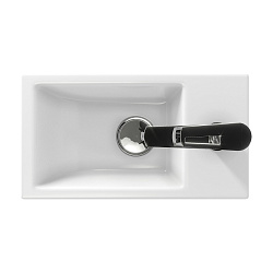Раковина встраиваемая: COMO 40, 1 отв., белый
