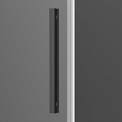 Душевой уголок Soft VSR-3SO9011CLGM, 1100*900, вороненая сталь, стекло прозрачное, , шт