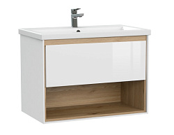 см SP-SZ-LOU-CO80/Wh Тумба под раковину подвесная LOUNA 80 для COMO 80,белый