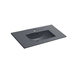 Раковина VBS-13980MA керамическая, цвет антрацит матовый, , шт