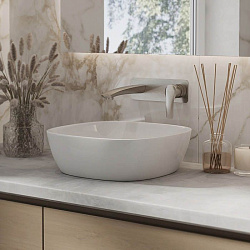 Встраиваемый смеситель для умывальника, сатин, Ray, IDDIS, RAYBN00i65