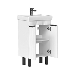 Тумба напольная Lotty 50.2D белая (Тигода 50)