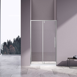 Душевая дверь Slim-N VDP-4SN110CL, хром, стекло прозрачное, , шт