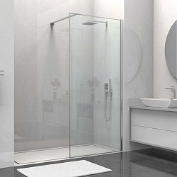 Душевая перегородка Walk-In VSW-1HS100CL, 1000*2000, хром, стекло прозрачное, , шт