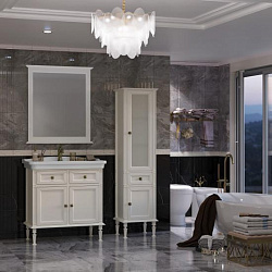 Тумба Opadiris Кантара 85, цвет слоновая кость, вар. 2 (раковина Модерн 85)