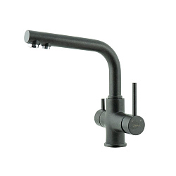 "COMFORT" LM3061 смеситель для кухни с подключением к фильтру питьевой воды, цвет: антрацит