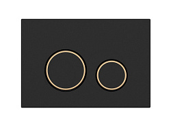 Кнопка TWINS для LINK PRO/VECTOR/LINK/HI-TEC пластик черный матовый с рамкой