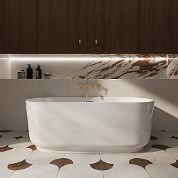 Смеситель для ванны Groove VBTW-4G1BG, встраиваемый, брашированное золото, , шт