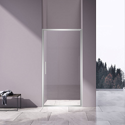 Душевая дверь Slim 8mm VDP-4SL100CL, хром, стекло прозрачное, , шт