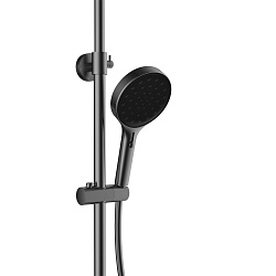 Душевая стойка Inspire VSFS-3I12TGM термостатическая с изливом, 30см верх.душ, вороненая сталь, , шт