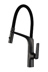 Смеситель для кухни Vincea VKF-115MB, черный, , шт