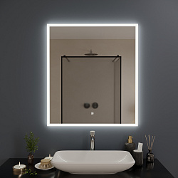 Зеркало/LED-подсветка(80см*90см)/сенсор. выключатель Siena/AQUA DE MARCO