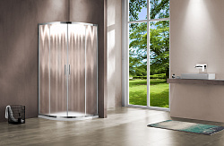 Душевой уголок Garda VSQ-1G100CH, 1000*1000, хром, стекло шиншилла , , шт