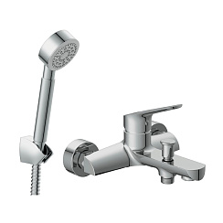 Комплект для ванной 2 в 1: смеситель FLAVIS и душевой гарнитур CARI