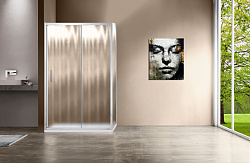 Душевой уголок Garda VSR-1G9016CH, 1600*900, хром, стекло шиншилла, , шт